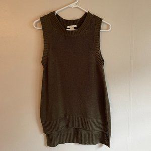 Green Sweater Tank